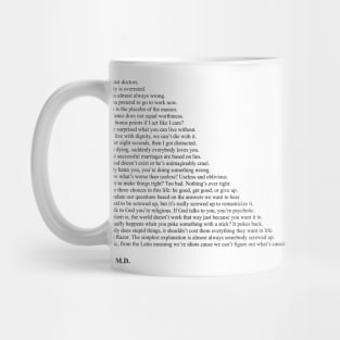 House MD Quotes Mug